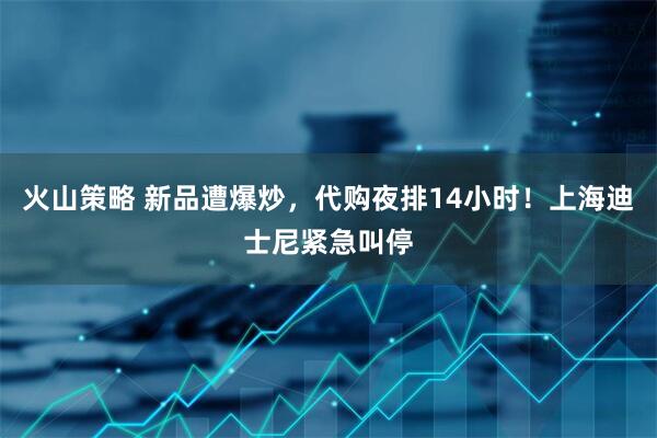 火山策略 新品遭爆炒，代购夜排14小时！上海迪士尼紧急叫停