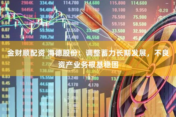 金财顺配资 海德股份：调整蓄力长期发展，不良资产业务根基稳固
