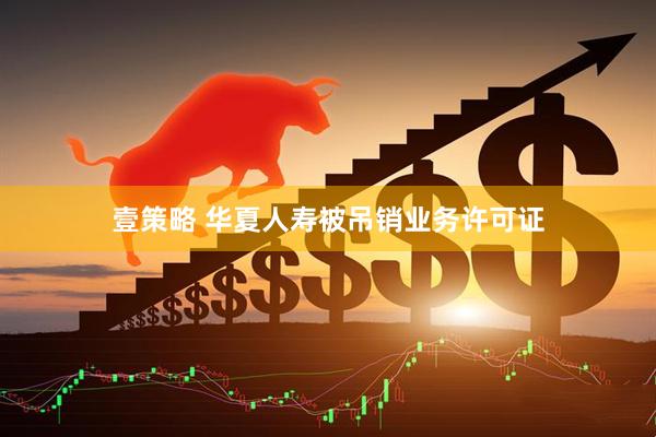 壹策略 华夏人寿被吊销业务许可证
